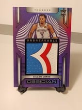 2024-25 Panini Obsidian Unbreakable Memorabilia Dillon Jones #UM-DLN card