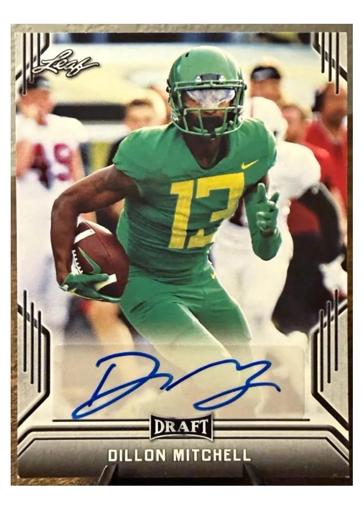 2019 Leaf Draft Autograph Dillon Mitchell #BA-DM3 card