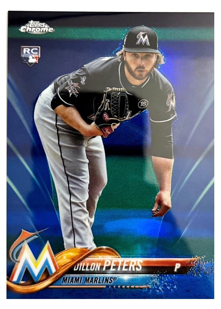 2018 Topps Chrome Base Set Dillon Peters #122 card