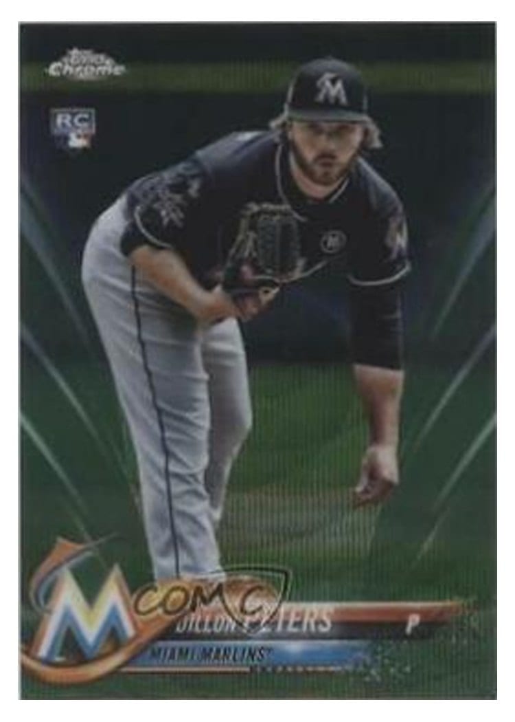 2018 Topps Chrome Base Set Dillon Peters #122 card