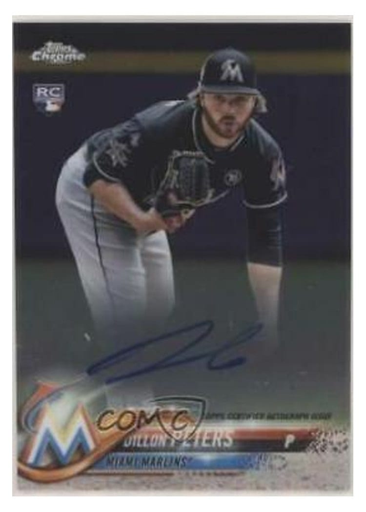 2018 Topps Chrome Rookie Autographs Dillon Peters #RA-DP card