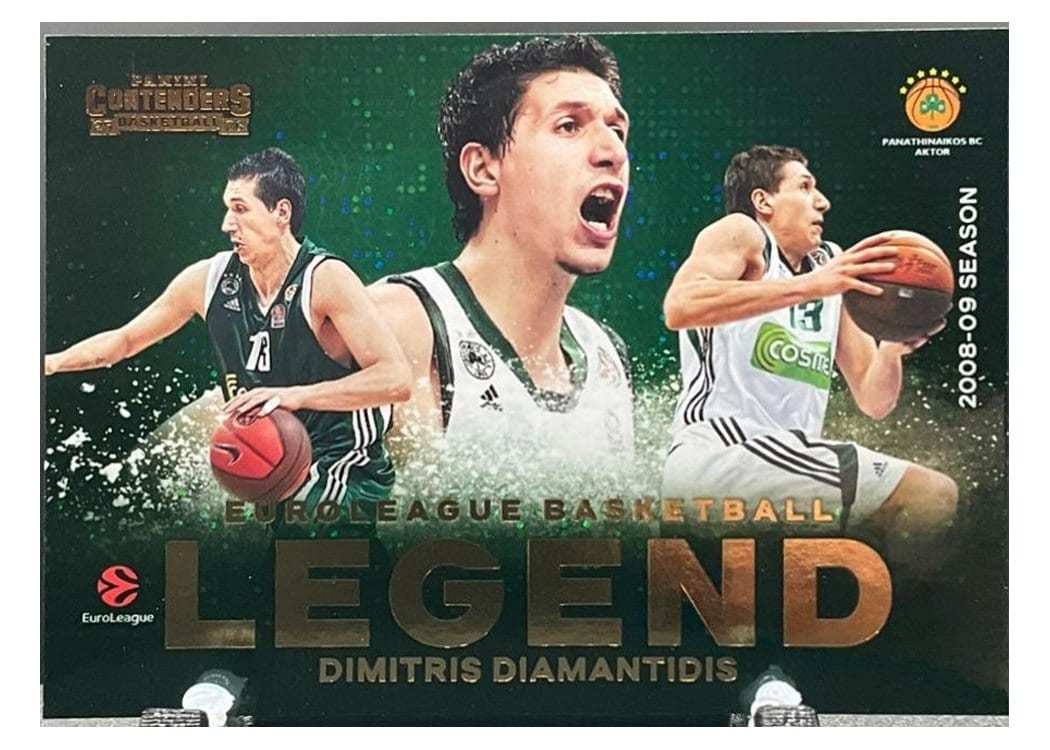 2025 Panini Contenders EuroLeague Legends Dimitris Diamantidis #5 card