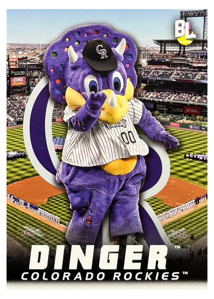 2023 Topps Big League Mascots Dinger #M-10 card