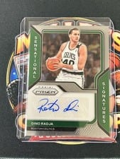 2020-21 Panini Prizm Sensational Signatures Dino Radja #SS-DRA card