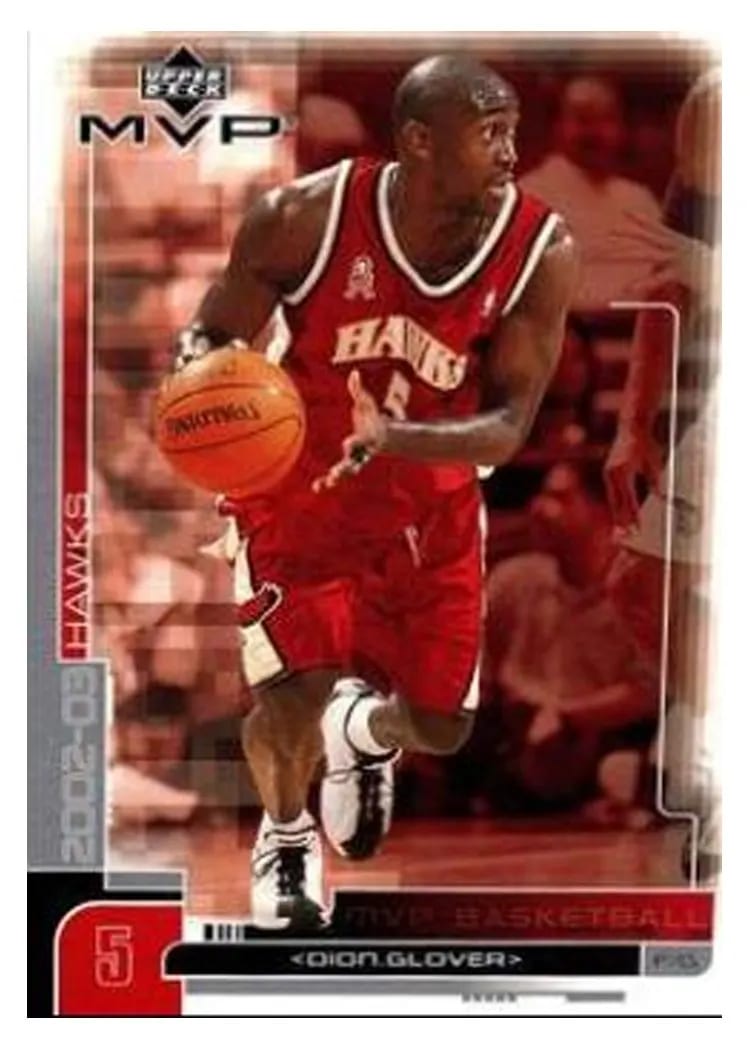 2002 Upper Deck MVP Dion Glover #7 card
