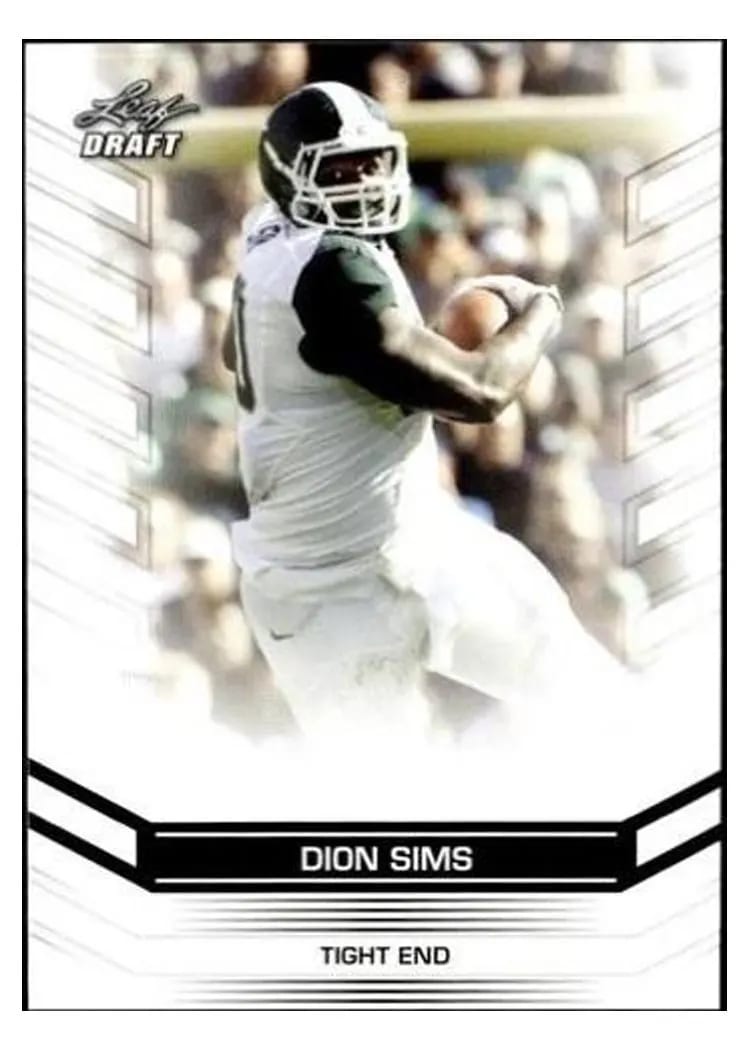 2013 Leaf Draft Dion Sims #19 card