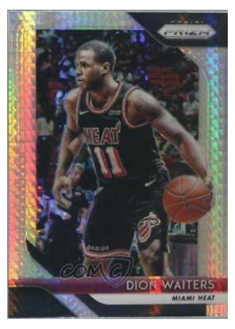 2018-19 Panini Prizm Base Set Dion Waiters #166 card