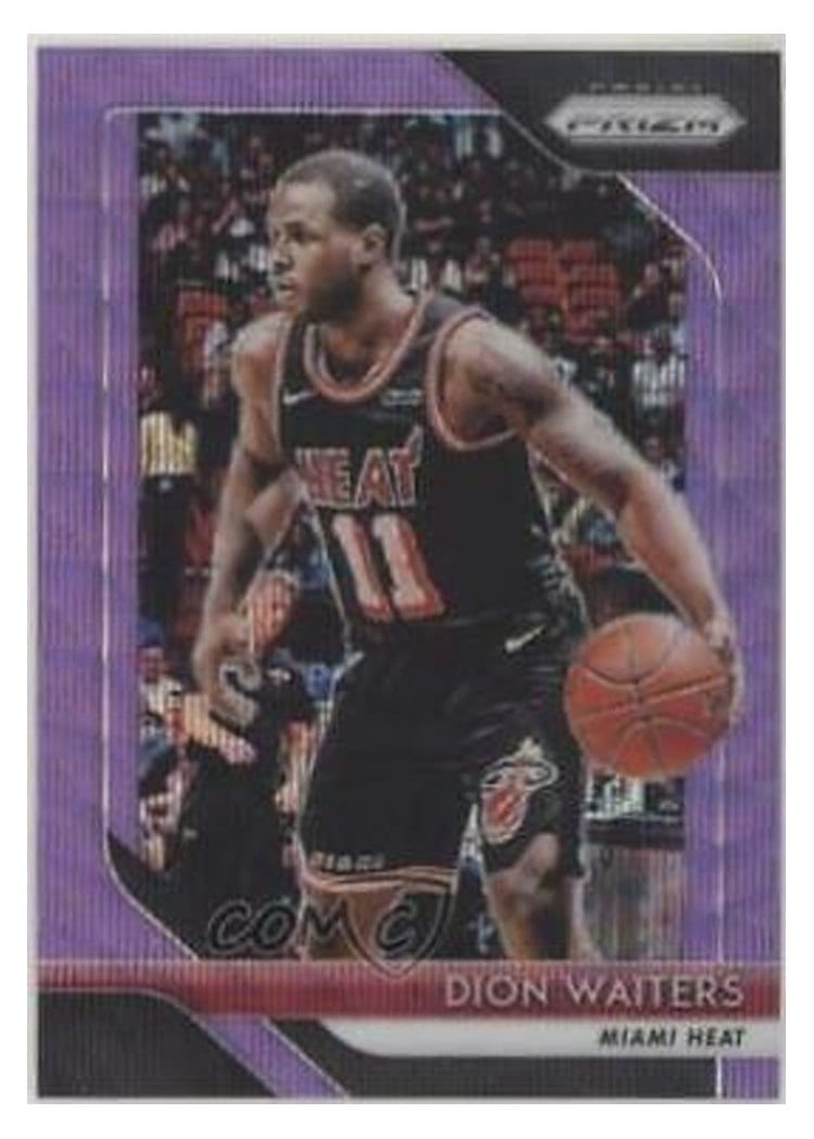 2018-19 Panini Prizm Base Set Dion Waiters #166 card