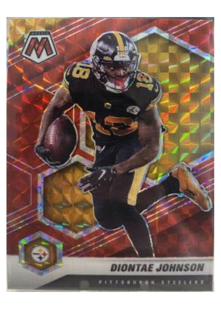 2021 Panini Mosaic Base Set Diontae Johnson Red Mosaic #170 card
