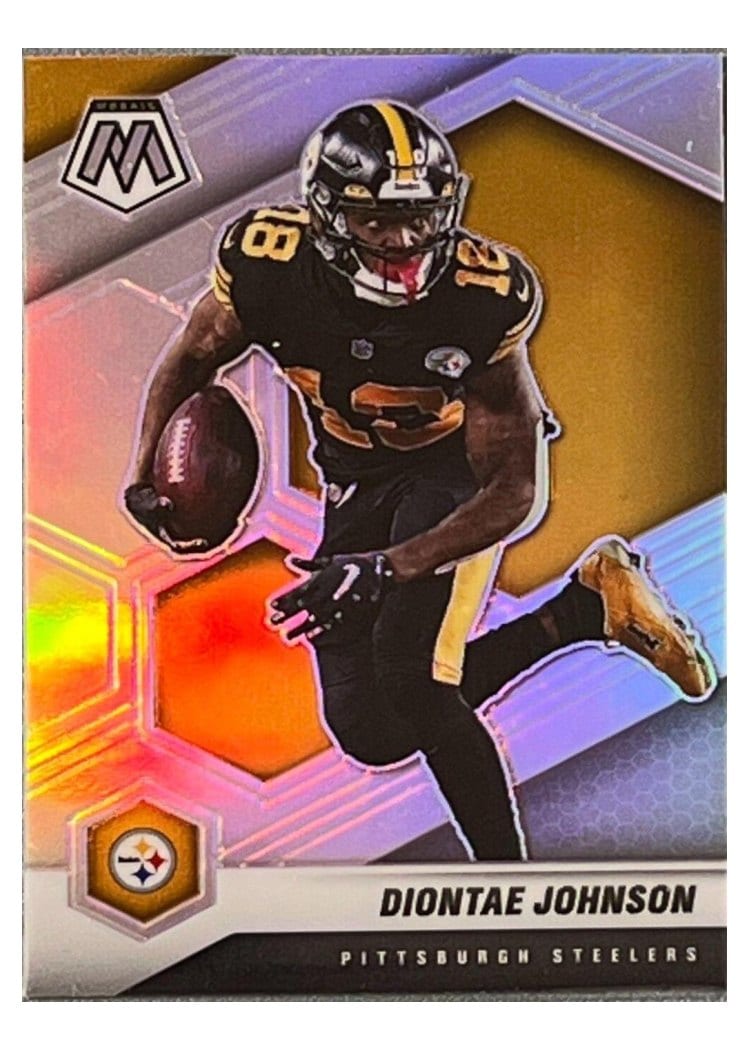 2021 Panini Mosaic Base Set Diontae Johnson Silver #170 card