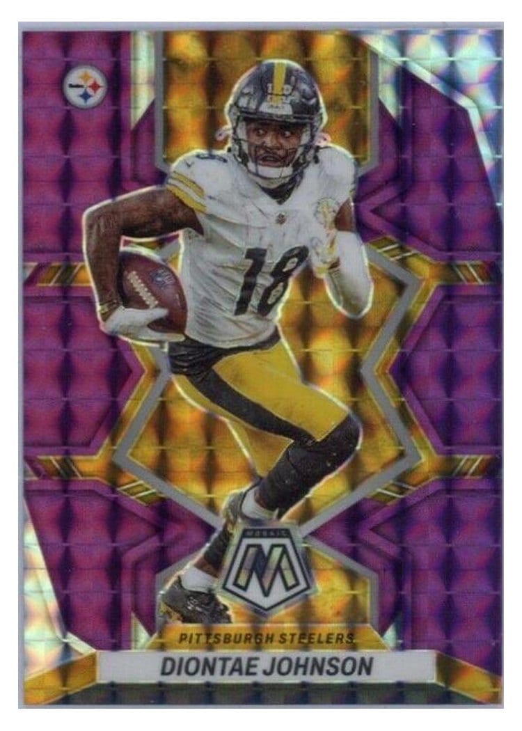 2022 Panini Mosaic Base Set Diontae Johnson #165 card