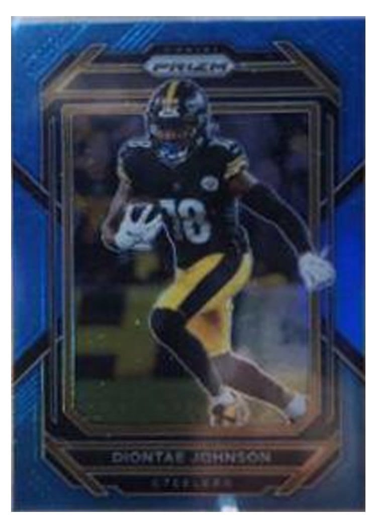2022 Panini Prizm Base Set Diontae Johnson Blue #246 card