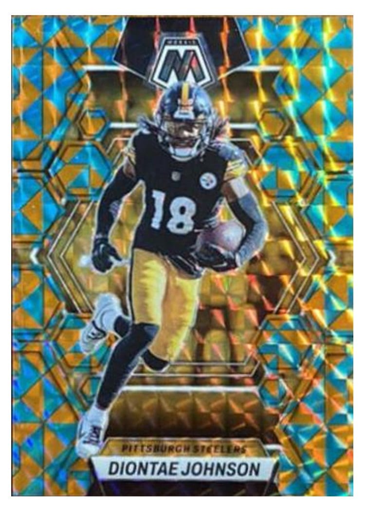 2023 Panini Mosaic Base Set Diontae Johnson Tessellation #204 card