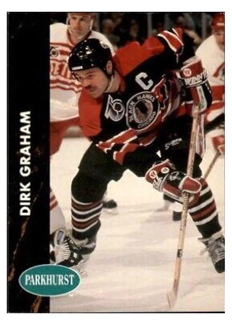 1991 Parkhurst Dirk Graham #33 card