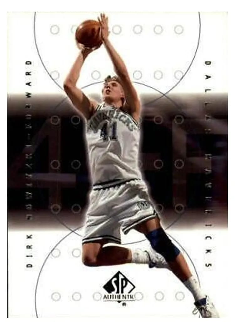 2000 SP Authentic Dirk Nowitzki #17 card