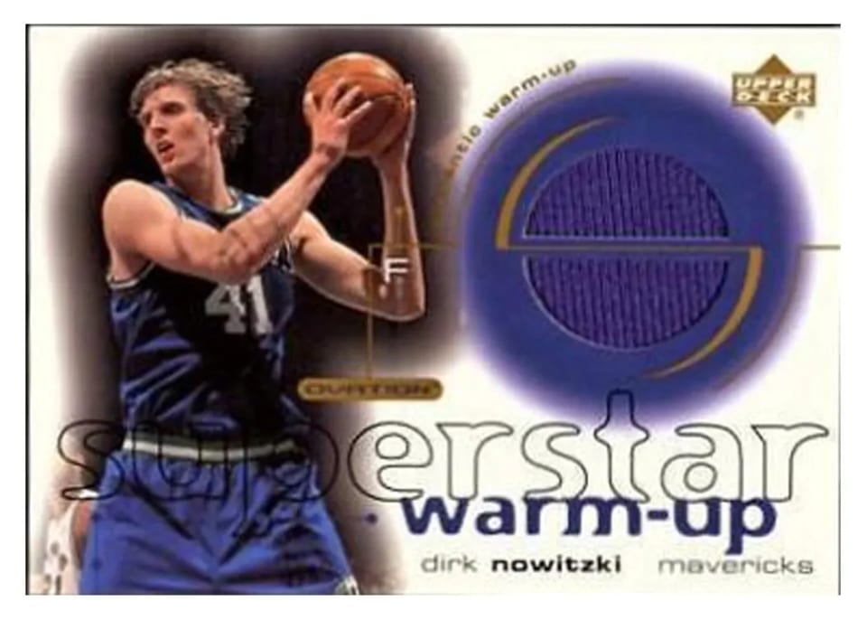 2001 Upper Deck Ovation Dirk Nowitzki #18 card