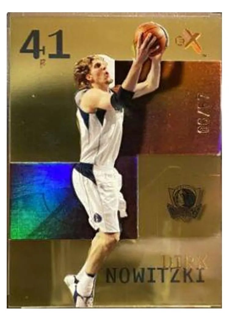 2003 Fleer E-X Dirk Nowitzki #46 card