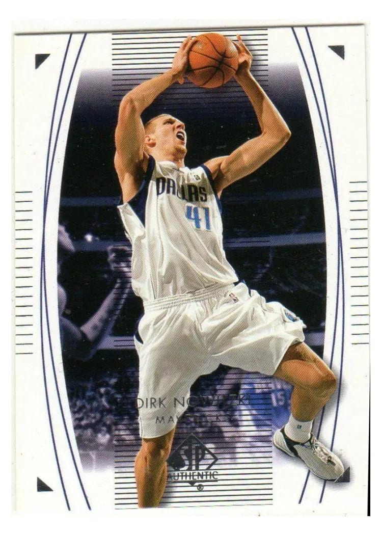 2003 SP Authentic Dirk Nowitzki #13 card