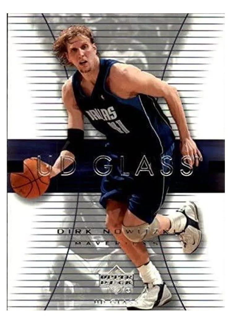 2003 Upper Deck Glass Dirk Nowitzki #9 card