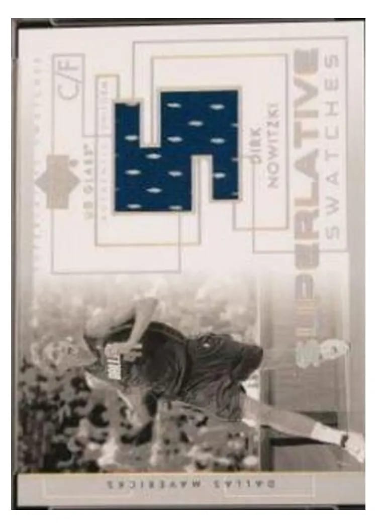 2003 Upper Deck Glass dirk nowitzki UD Glass #9 card