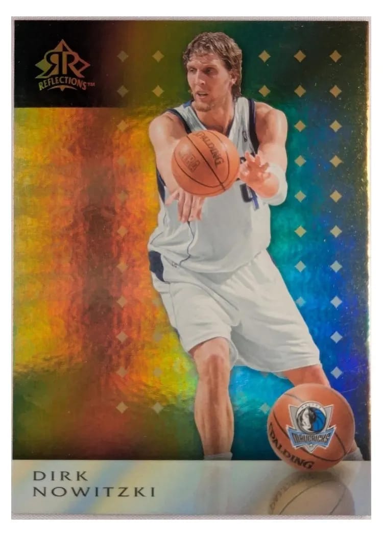 2006 Upper Deck Reflections Dirk Nowitzki Gold #21 card