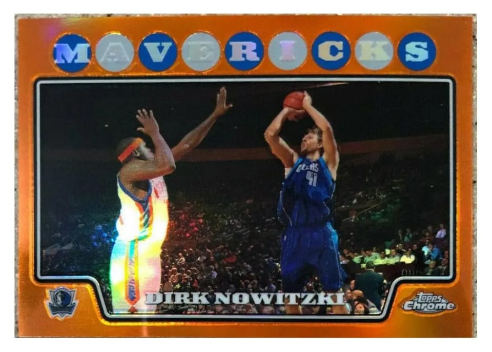2008 Topps Chrome Dirk Nowitzki #41 card