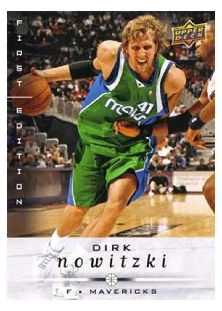 2008 Upper Deck First Edition Dirk Nowitzki #36 card