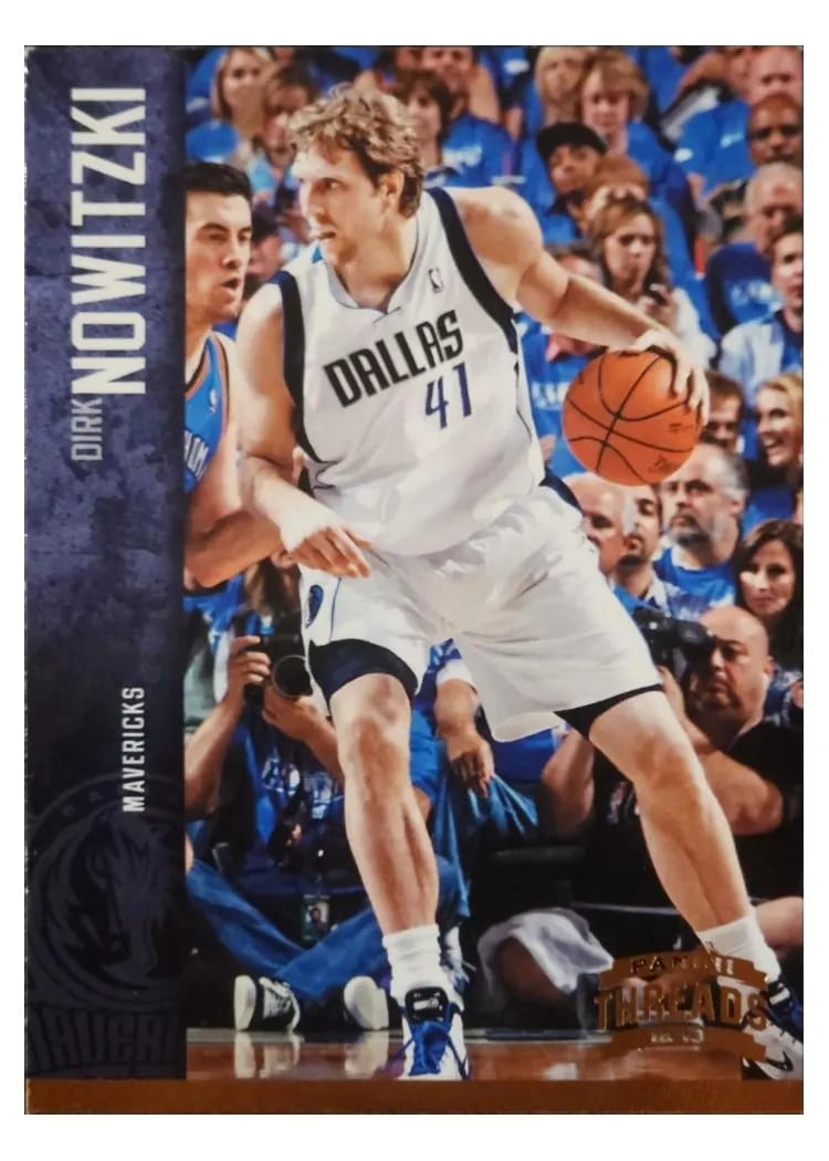 2012 Panini Threads Dirk Nowitzki #24 card