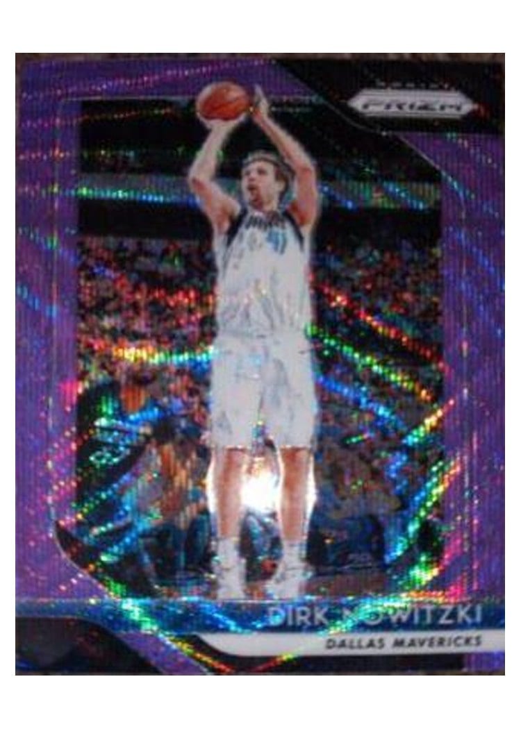 2018-19 Panini Prizm Base Set Dirk Nowitzki Purple Prizm #2 card
