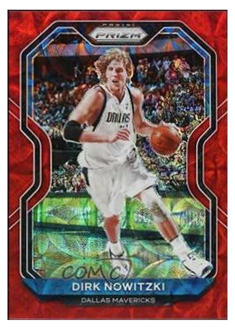2020-21 Panini Prizm Base Set Dirk Nowitzki #180 card