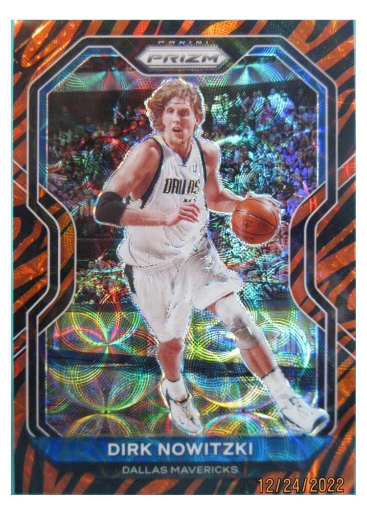 2020-21 Panini Prizm Base Set Dirk Nowitzki #180 card
