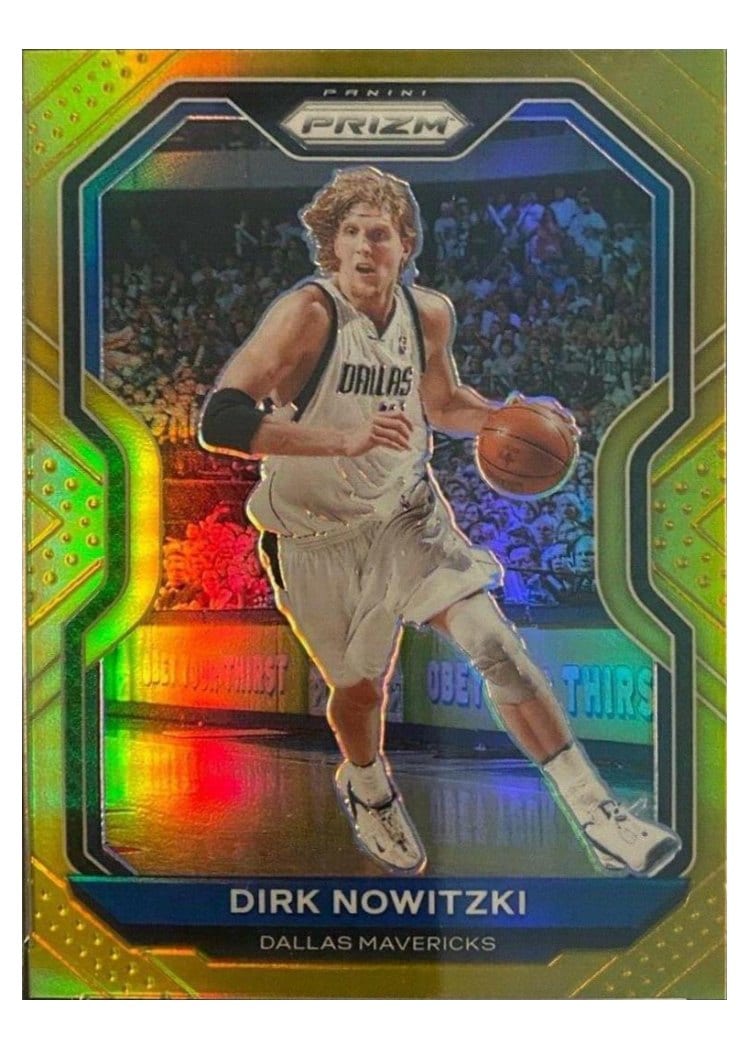 2020-21 Panini Prizm Base Set Dirk Nowitzki #180 card