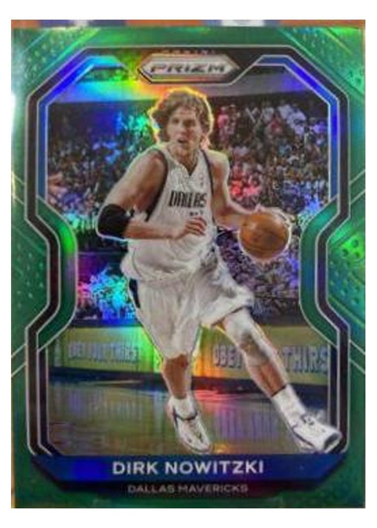 2020-21 Panini Prizm Base Set Dirk Nowitzki #180 card