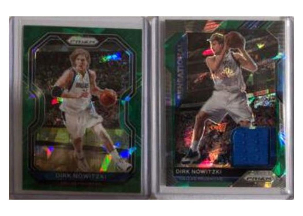 2020-21 Panini Prizm Base Set Dirk Nowitzki #180 card