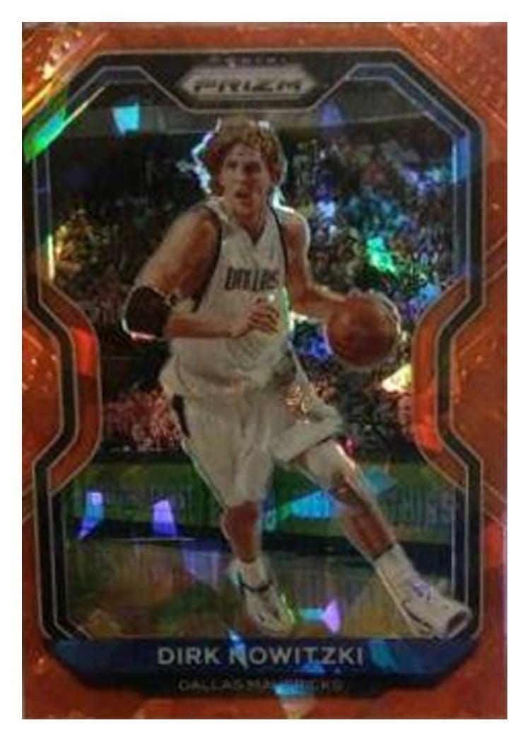 2020-21 Panini Prizm Base Set Dirk Nowitzki #180 card