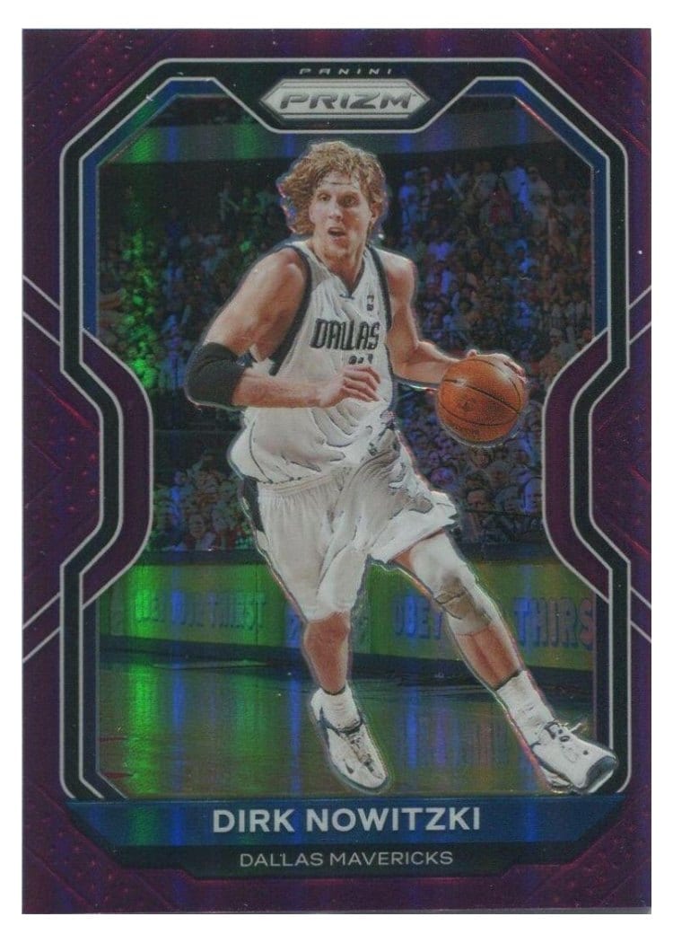 2020-21 Panini Prizm Base Set Dirk Nowitzki #180 card