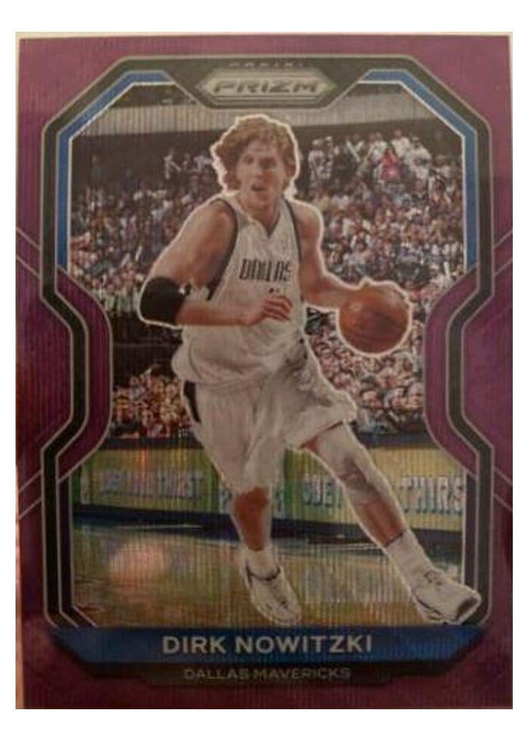2020-21 Panini Prizm Base Set Dirk Nowitzki #180 card