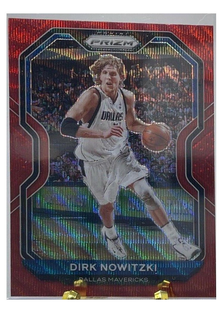 2020-21 Panini Prizm Base Set Dirk Nowitzki #180 card