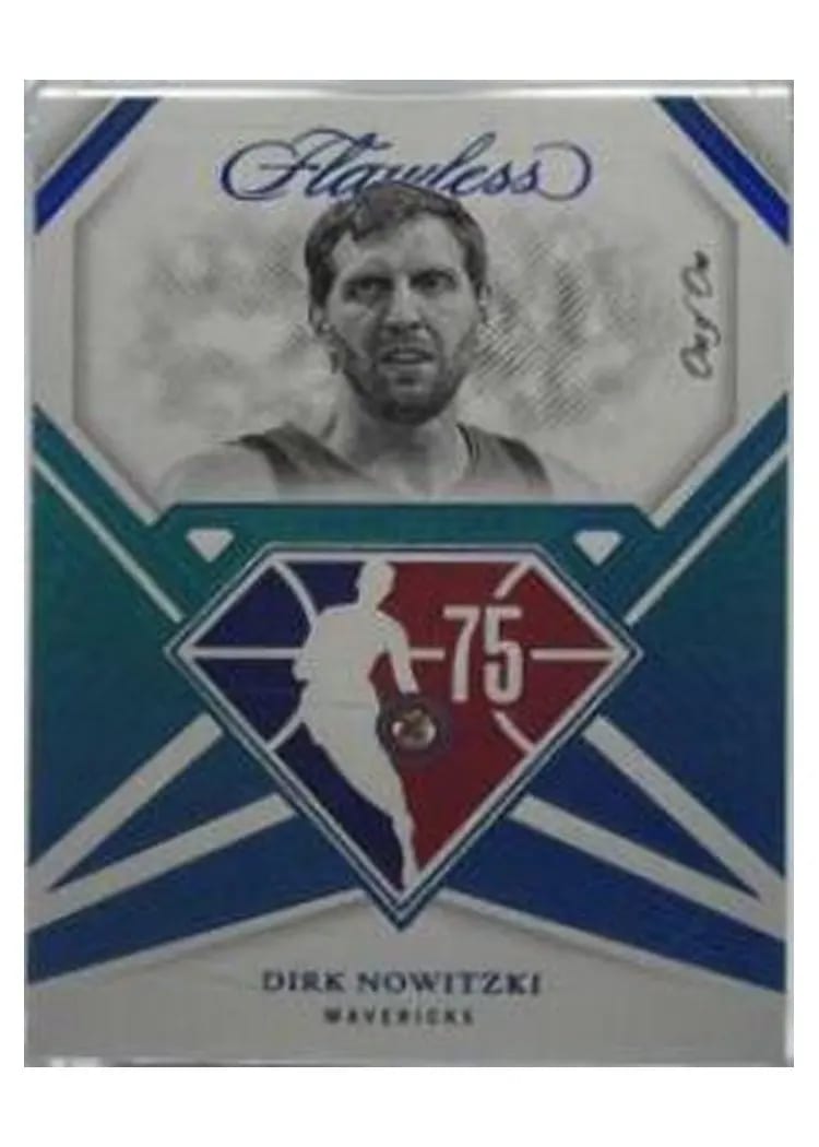 2021 Panini Flawless Dirk Nowitzki #106 card