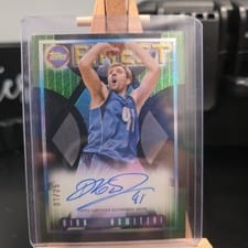 2023-24 Finest Flashback Autographs Dirk Nowitzki #FLA-DN card