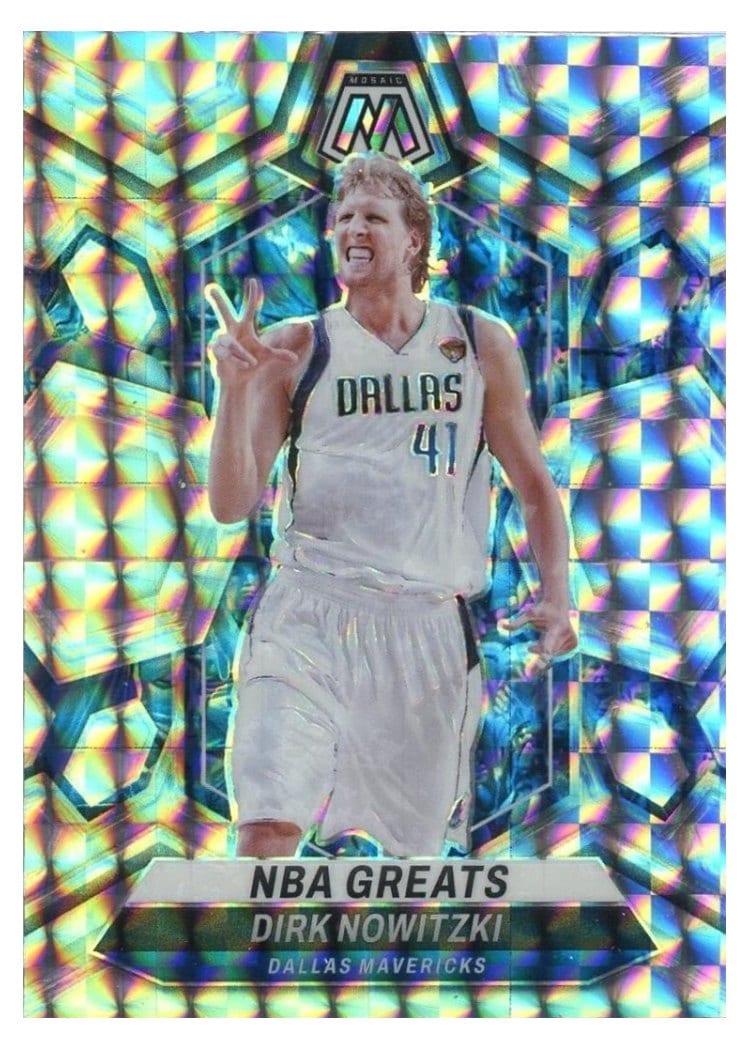 2023-24 Panini Mosaic Base Set Dirk Nowitzki #298 card