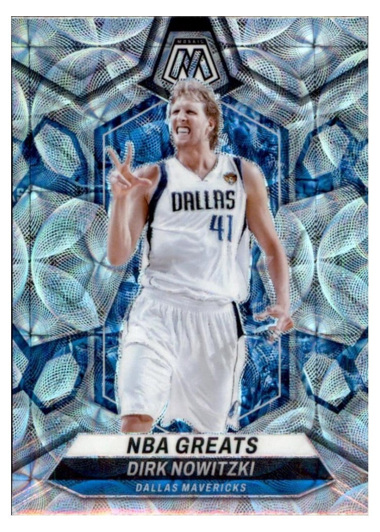 2023-24 Panini Mosaic Base Set Dirk Nowitzki #298 card