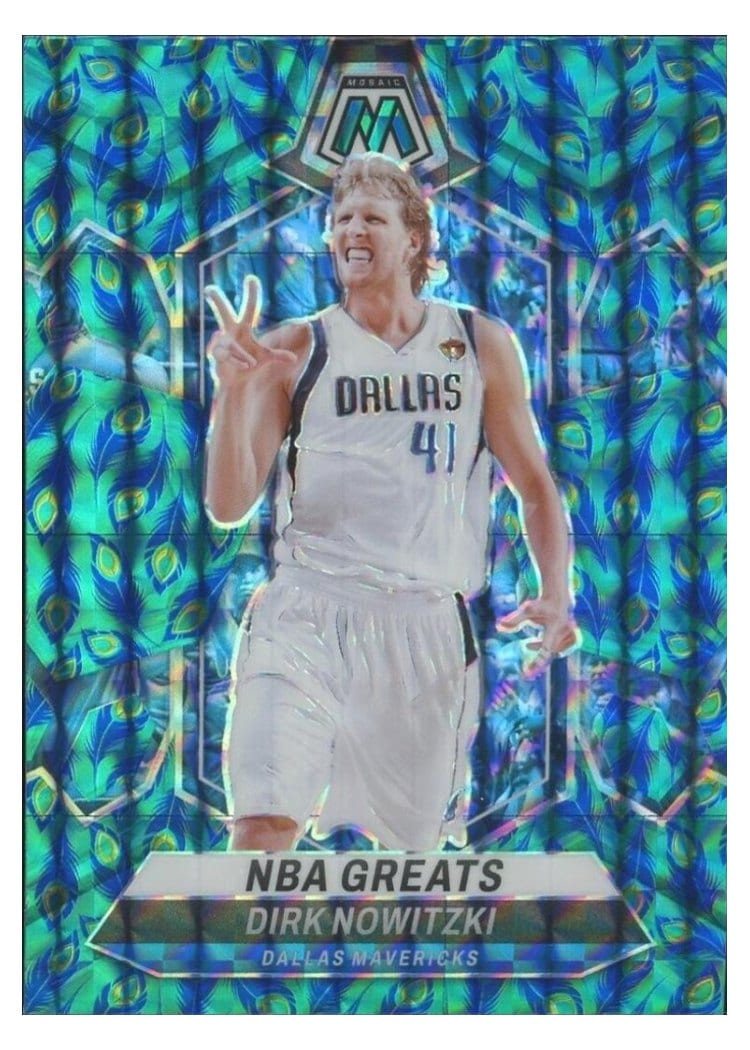 2023-24 Panini Mosaic Base Set Dirk Nowitzki #298 card
