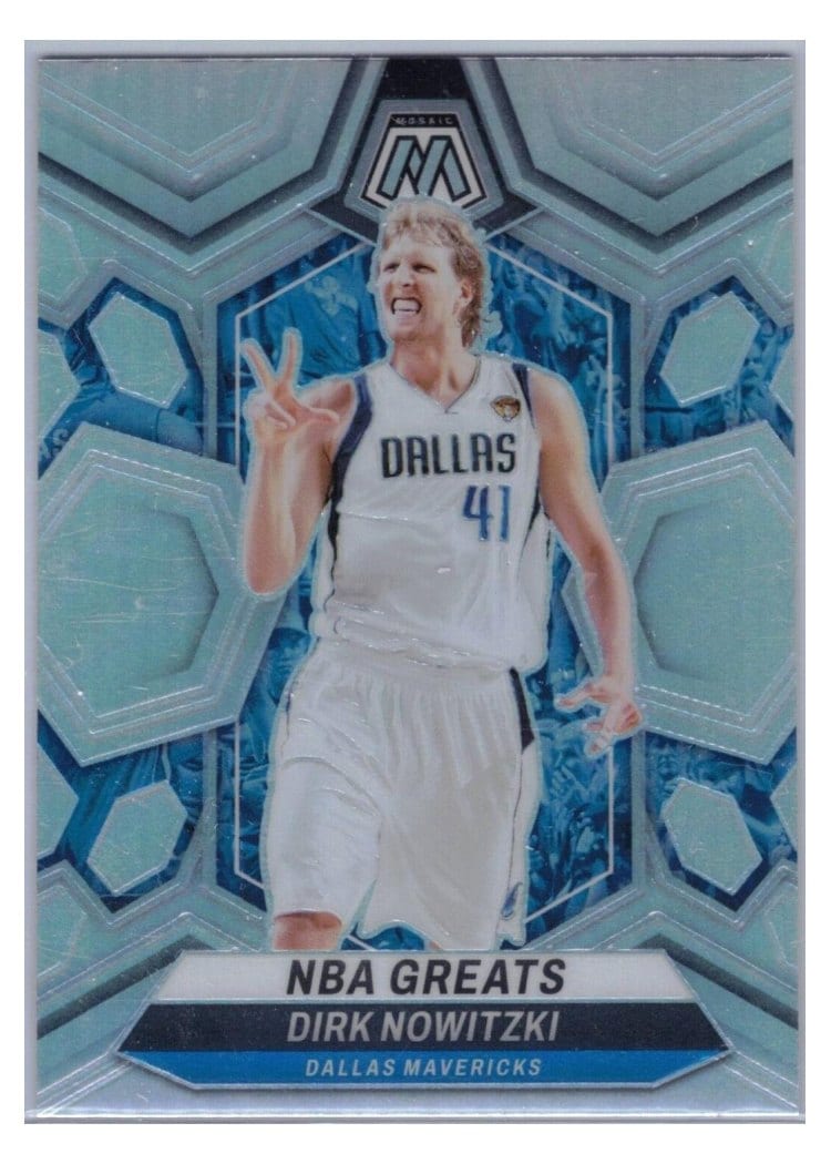 2023-24 Panini Mosaic Base Set Dirk Nowitzki #298 card
