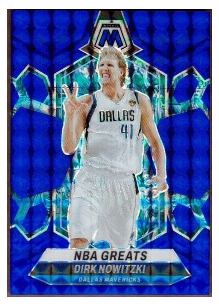 2023-24 Panini Mosaic Base Set Dirk Nowitzki #298 card