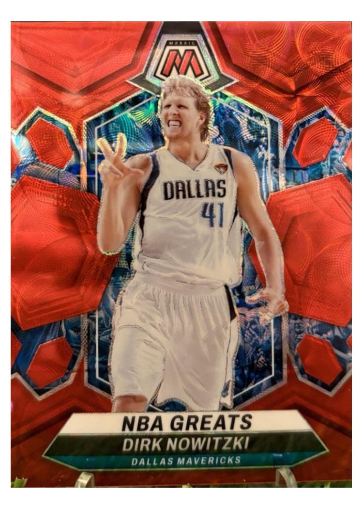 2023-24 Panini Mosaic Base Set Dirk Nowitzki #298 card