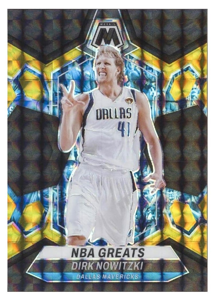 2023-24 Panini Mosaic Base Set Dirk Nowitzki #298 card