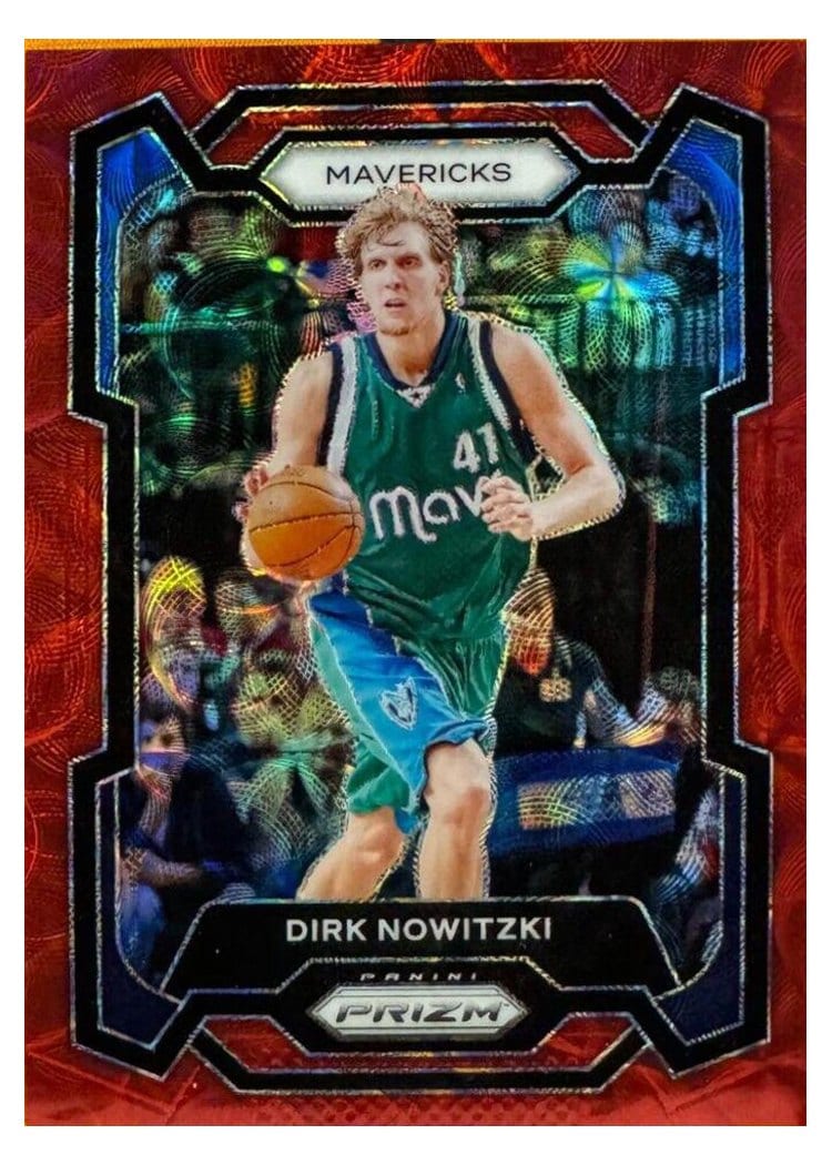 2023-24 Panini Prizm Base Set Dirk Nowitzki #187 card