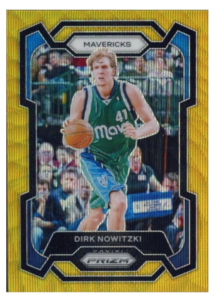 2023-24 Panini Prizm Base Set Dirk Nowitzki #187 card