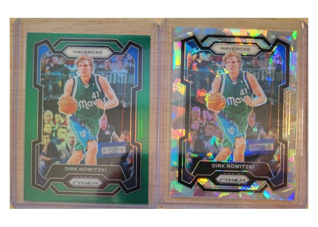 2023-24 Panini Prizm Base Set Dirk Nowitzki #187 card
